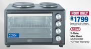 OK Furniture Defy 2 plate mini oven moh9328b offer
