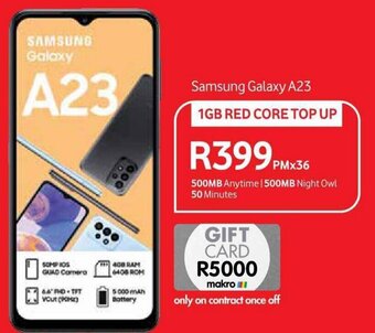 Makro Samsung Galaxy A23 offer