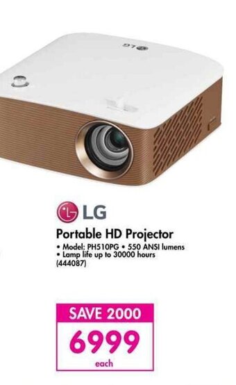 Makro LG Portable HD Projector offer