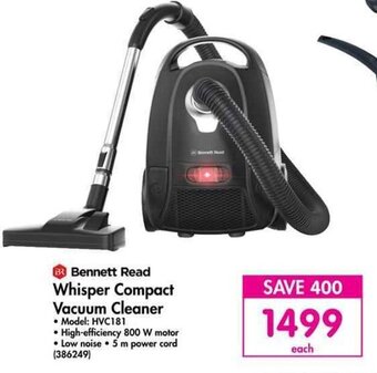 Makro Bennett Read Whisper Compact Vacuum Cleaner offer