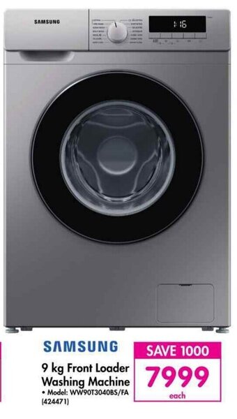 Makro Samsung 9kg Front Loader washing machine offer