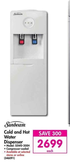 Makro Sunbeam Cold and Hot Water Dispenser offer