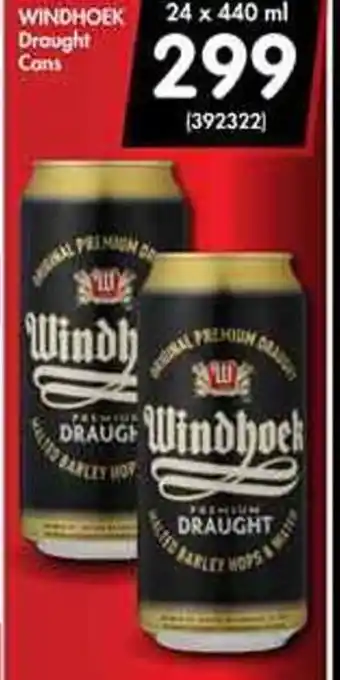 Makro Windhoek Drought Cans offer