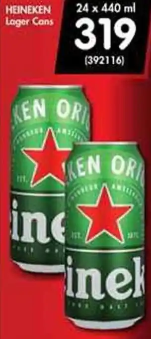 Makro Heineken Lager Cans offer