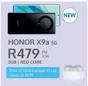 Cellucity Honor x9a 5g smartphone-on 2gb red core offer