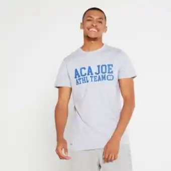 Zando Aca joe mens team printed tee - ss grey melange offer
