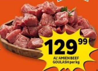 Shoprite Al'Amien Beef Goulash per kg offer