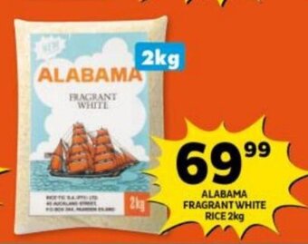 Shoprite Alabama Fragrant White Rice 2kg offer