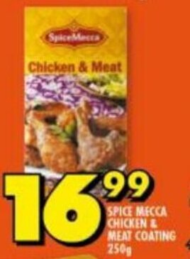 Shoprite Spice Mecca Chicken & Meat Coating 250g offer