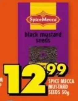 Shoprite Spice Mecca Mustard Seeds 50g offer