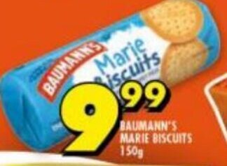 Shoprite Baumann's Marie Biscuits 150g offer