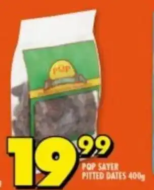 Shoprite Pop Sayer Pitted Dates 400g offer