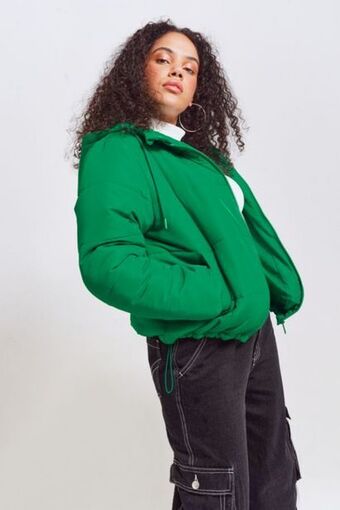 MRP Hooded puffer jacket offer