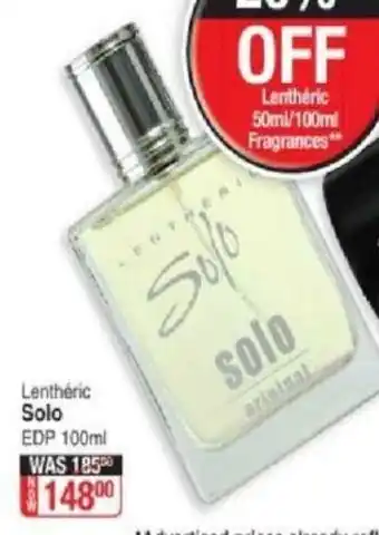 Lentheric Solo EDP 100ml