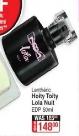 Dis-Chem Lentheric Hoity Toity Lola Nuit EDP 50ml offer