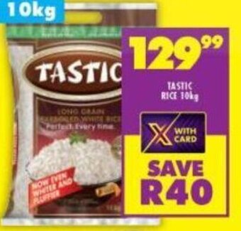 Shoprite Tastic Rice 10kg offer