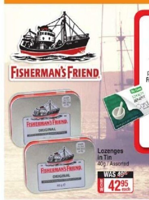 Fisherman's Friend Lozenges in Tin 40g offer at DisChem