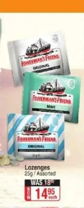 Dis-Chem Fisherman's Friend Lozenges 25g offer