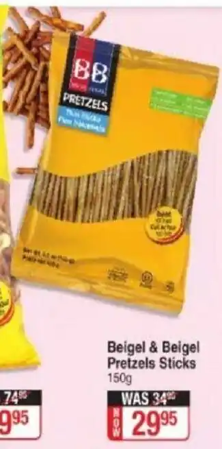 Beigel & Beigel Pretzels Sticks 150g