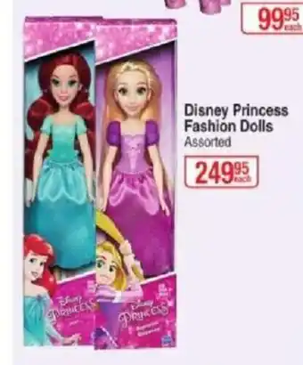 Dis-Chem Disney Princess Fashion Dolls offer