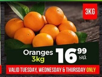Take 'n Pay Oranges 3kg offer