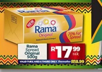 Take 'n Pay Rama Spread Original 500g offer
