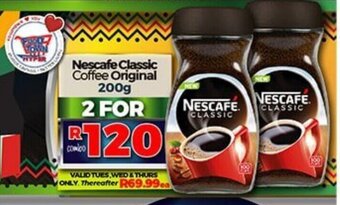 Take 'n Pay Nescafe Classic Coffee Original 200g offer