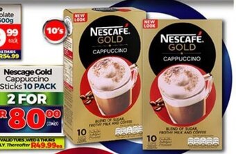 Take 'n Pay Nescafe Gold Cappuccino Sticks 10 Pack offer