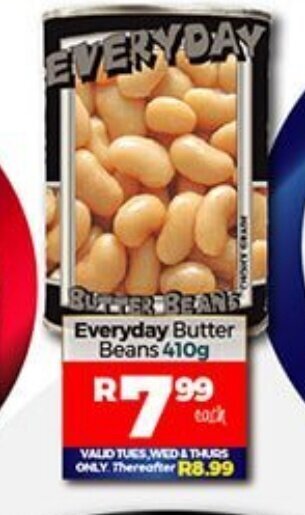 Take 'n Pay Everyday Butter Beans 410g offer