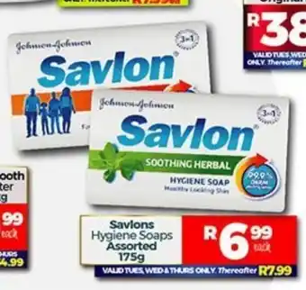 Savlons Hygiene Soaps Assorted 175g
