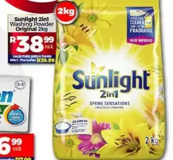 Take 'n Pay Sunlight 2in1 Washing Powder Original 2kg offer