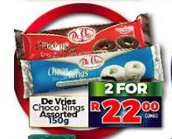 Take 'n Pay De Vries Choco Rings Assorted 150g offer