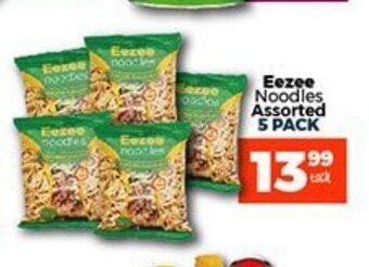 Take 'n Pay Eezee Noodles Assorted 5 Pack offer