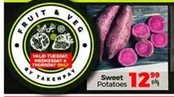 Take 'n Pay Sweet Potatoes per kg offer