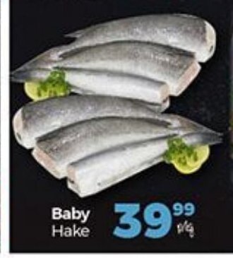 Baby Hake per kg