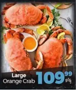 Take 'n Pay Large Orange Crab per kg offer