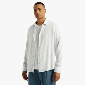 Markham Mkm white smart printed viscose shirt offer