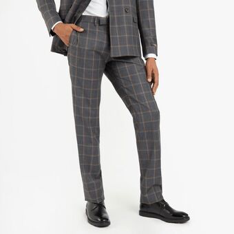 Check suit trouser