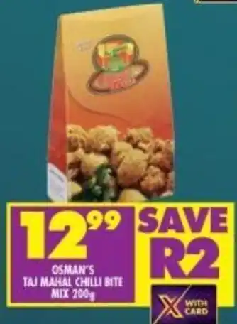 Shoprite Osman's Taj Chilli Bite Mix 200g offer