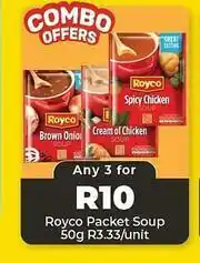 1UP Royco Pocket Soup-For Any 3 x 50g offer