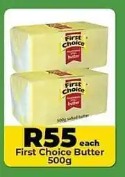 1UP First Choice Butter-500g Each offer