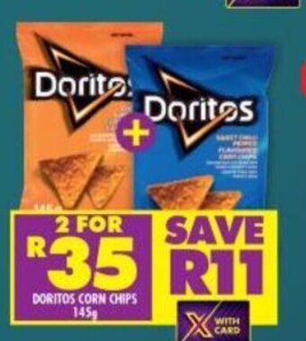 Shoprite Doritos Corn Chips 145g offer