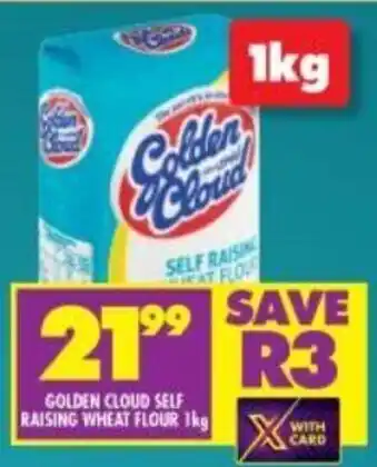 Shoprite Golden Cloud Self Raising Wheat Flour 1kg offer