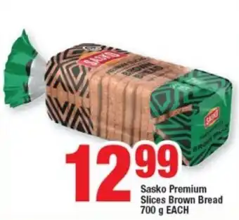 OK Value Sasko Premium Slices Brown Bread 700g each offer