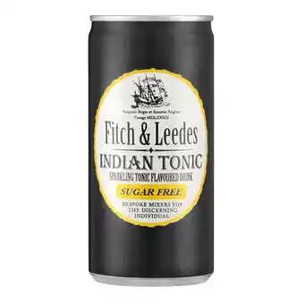 Norman Goodfellows Fitch & leedes indian tonic lite can 200ml offer