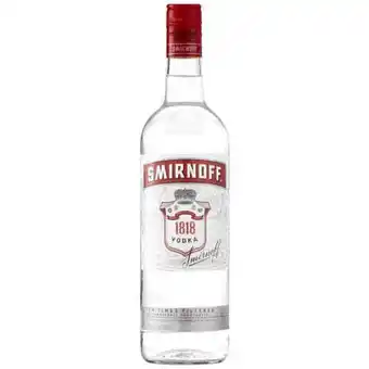 Norman Goodfellows Smirnoff vodka 1818 750ml offer