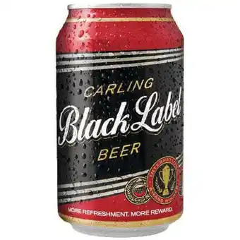 Carling black label can 330ml