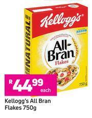 Game Kellogg's All Bran Flakes-750g Each offer