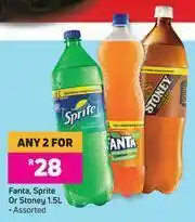Game Fanta, Sprite Or Stoney Assorted-For Any 2 x 1.5L offer