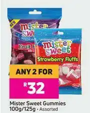 Game Mister Sweet Gummies Assorted-For Any 2 x 100g/125g offer